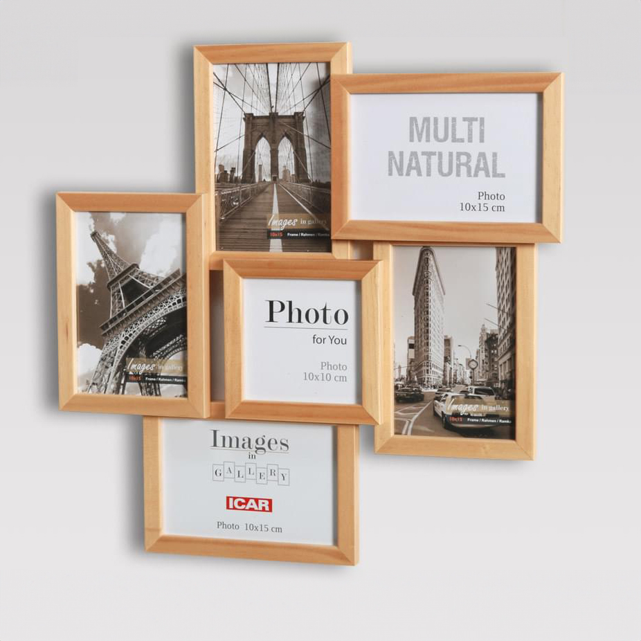 Holzrahmen Galerie MULTI NATURAL 61 0N natur